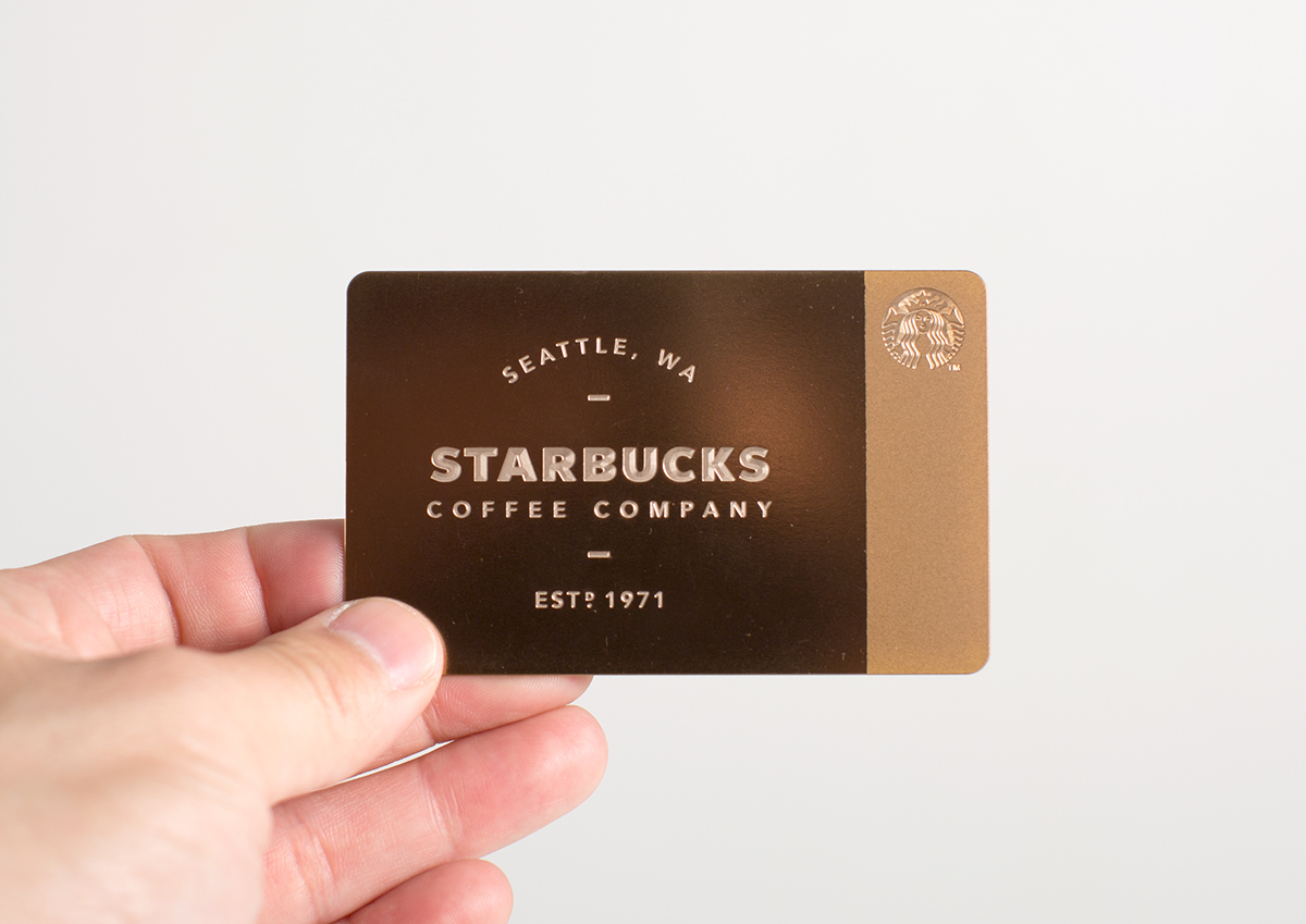 starbucks Starbucks Card limited edition Rose Gold Gilt.com