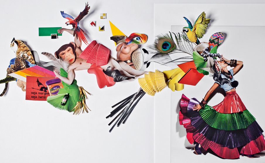 fashion editorial collages