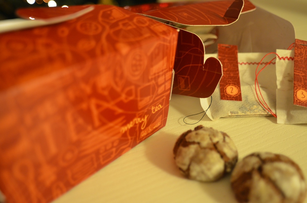 tea cookies Label Christmas Love gift