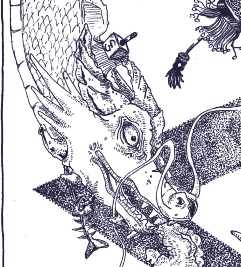 desenho arte Ilustração art drawn dragão
