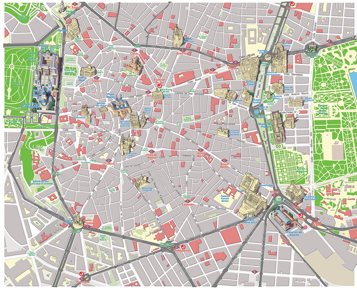 mapas Mapa de Madrid la latina Comunidad de Madrid