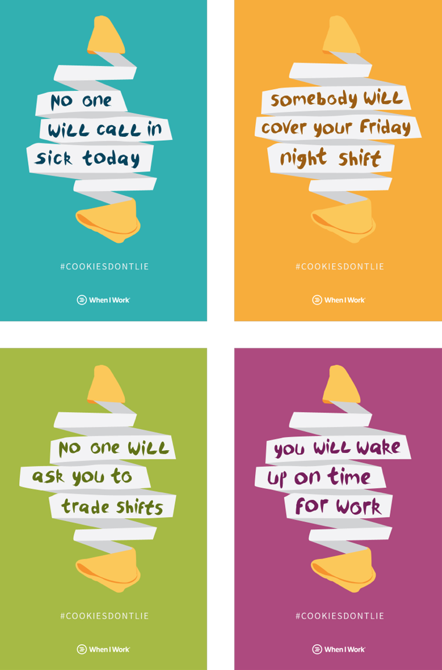 fortune cookie poster series