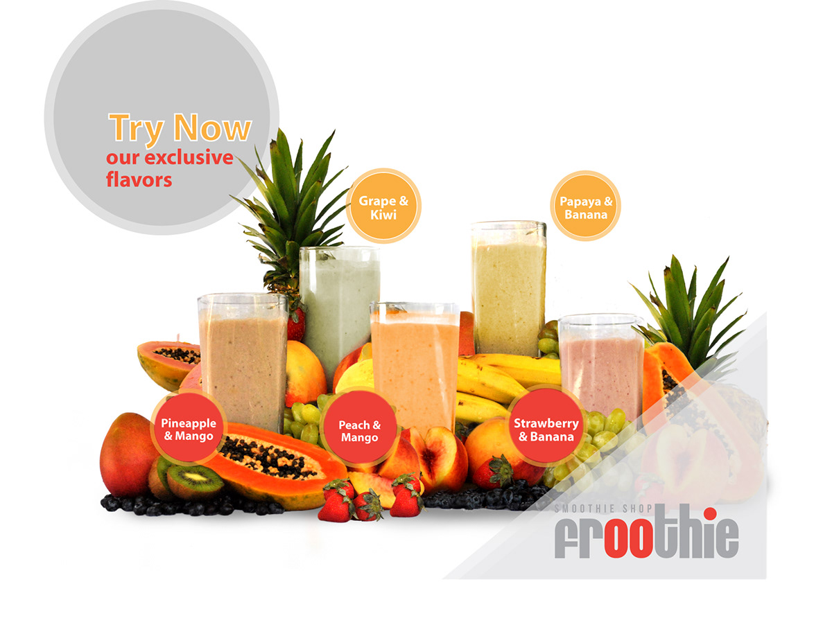 advertisement smoothie fruits posters Health