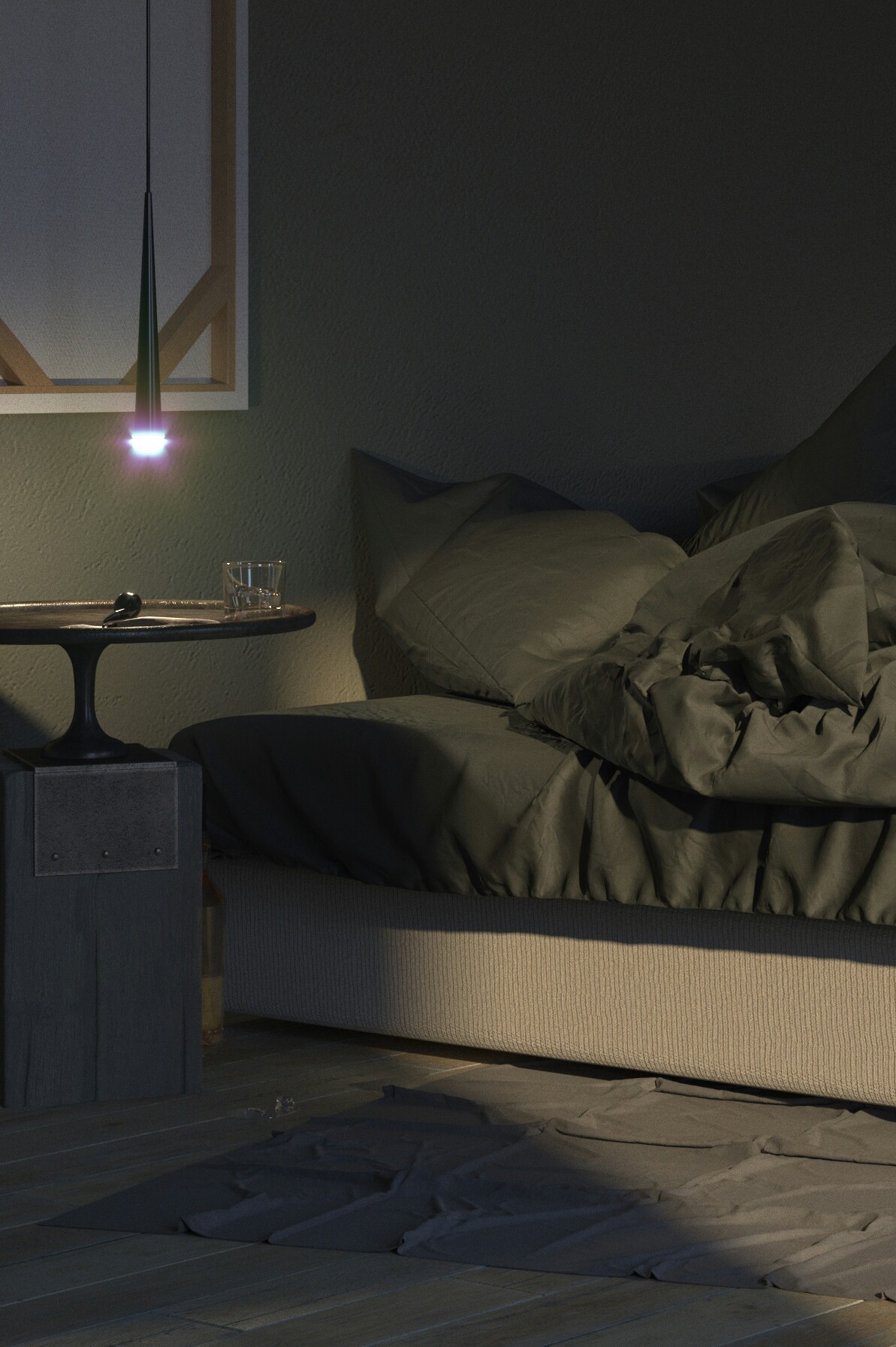 design emotions bedroom corona render 