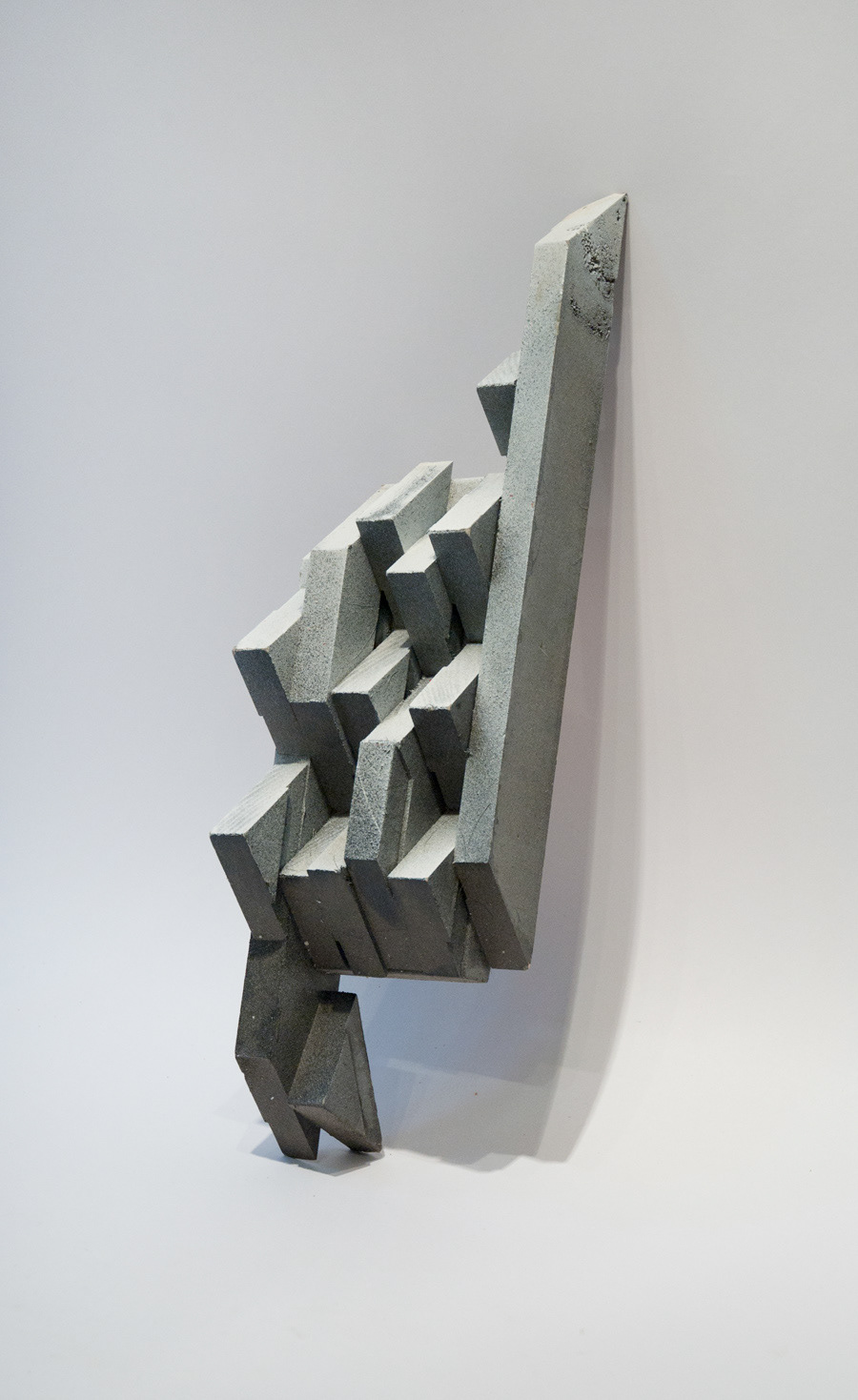 sculpture abstract conceptual wood metal paint Experimentation