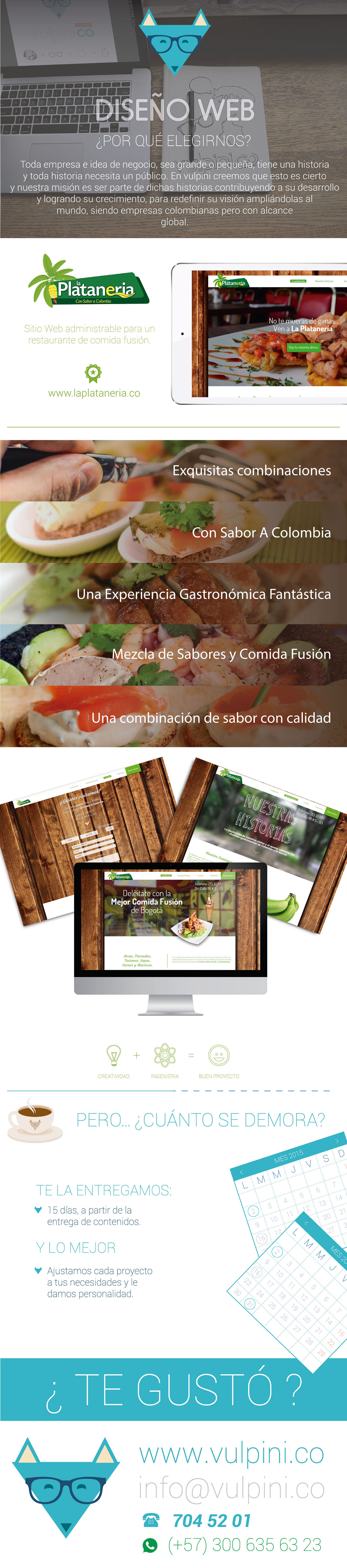 Diseño web restaurante desarrollo web