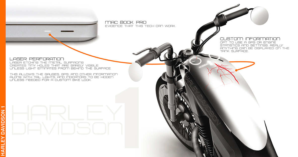 motorcycle Harley Davidson flat track concept design