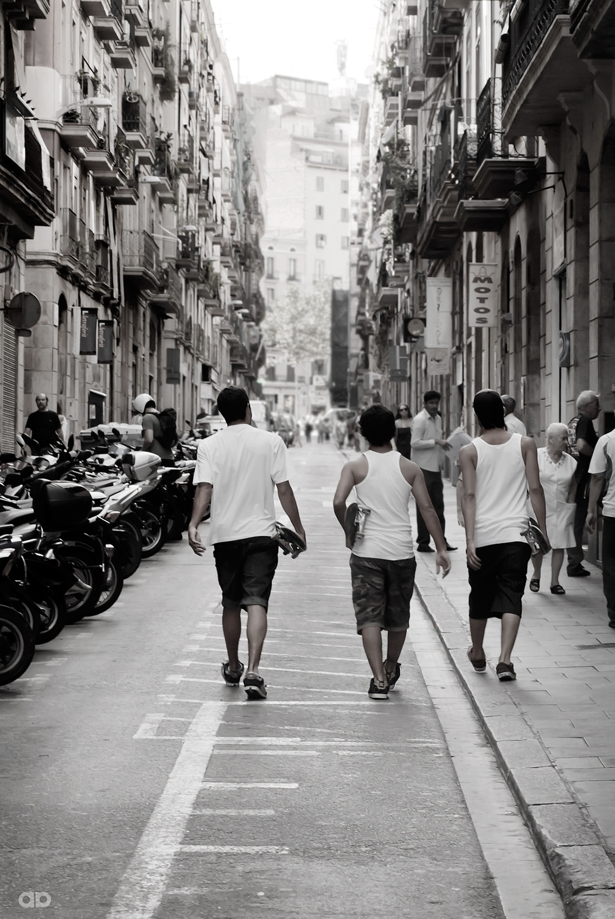 barcelona Urban spain skater boys men city monochrome black and white skate Board skateboard