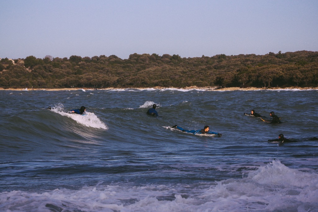 Surf surfing Croatia sea water Ocean cold winter istria