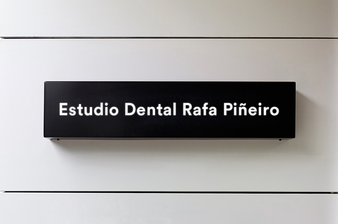 brand identity dental clinic branding print letterpress gold foil colorplan Retail design Signage