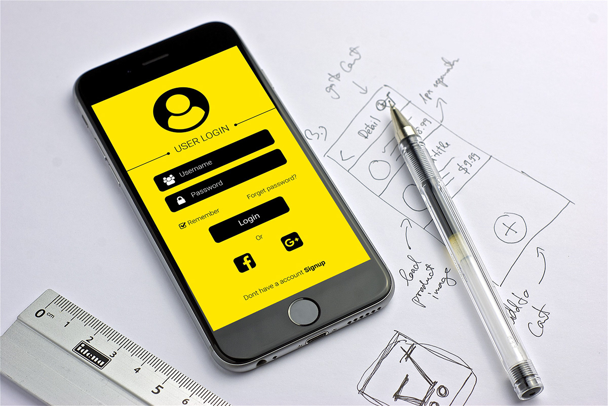uidesign user login UI Screen Mobile app app ui yellow Ui login screen user ui UI designer tutorial