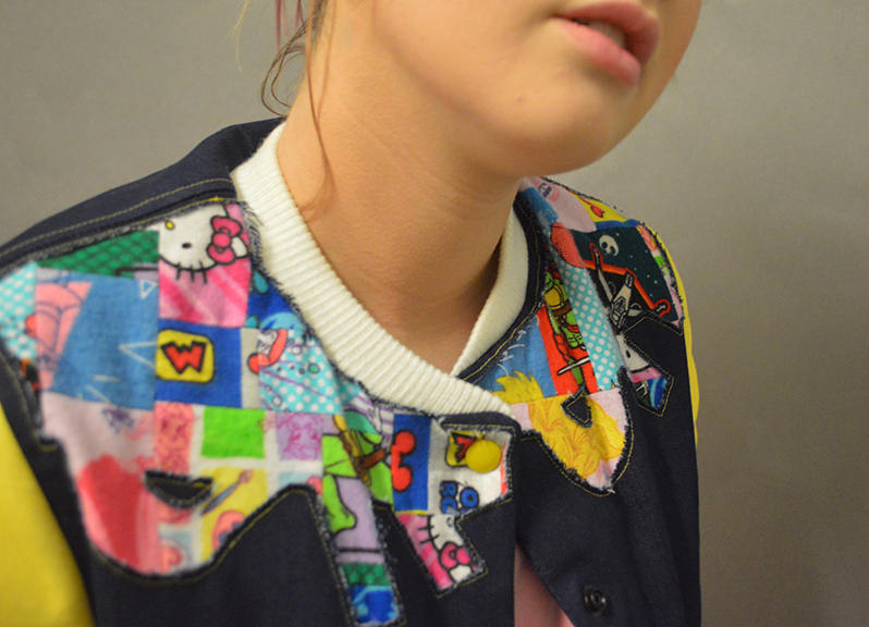 Fashion  childhood overalls Denim jacket