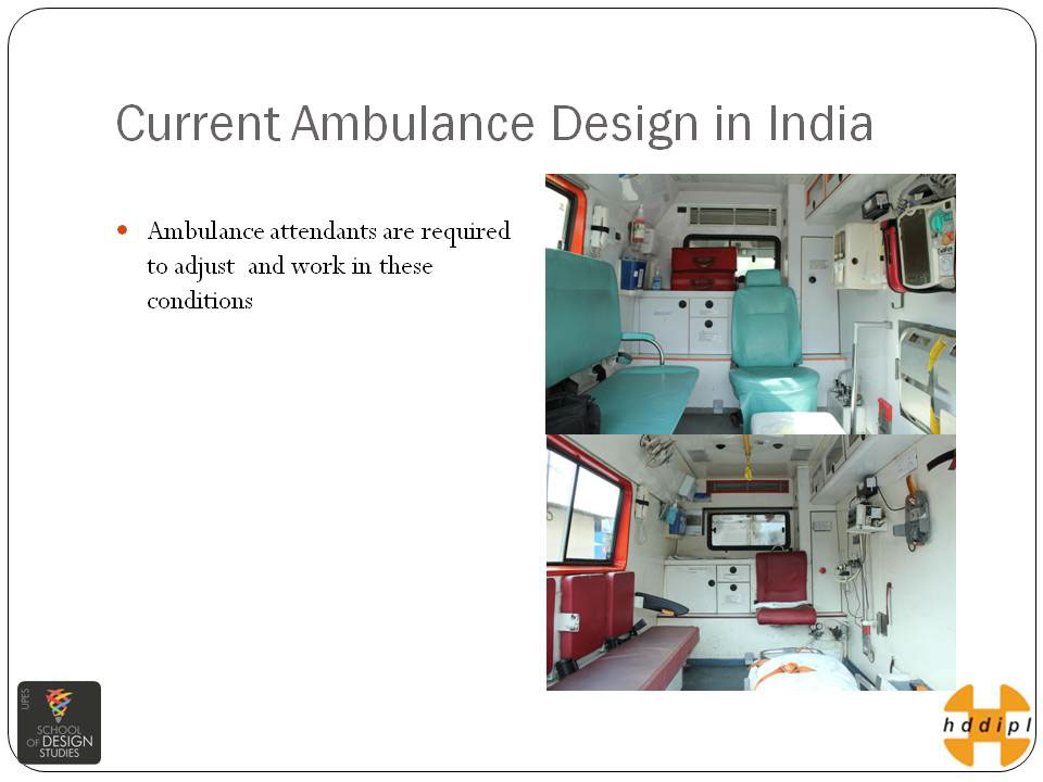 Ergonomics medical organic Project ambulance life saving India