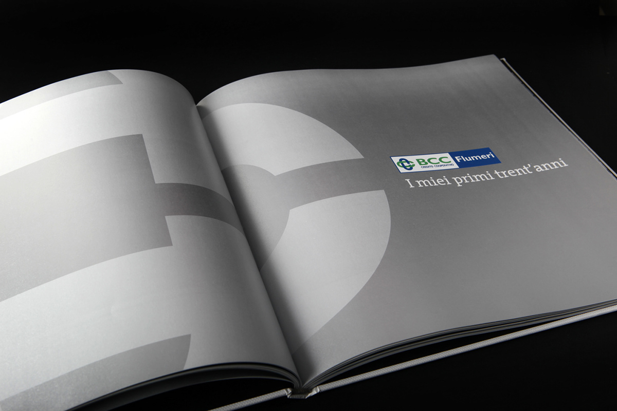 Bank banca editoria graphic design Volume anniversario flumeri crédito cooperativo celebration book