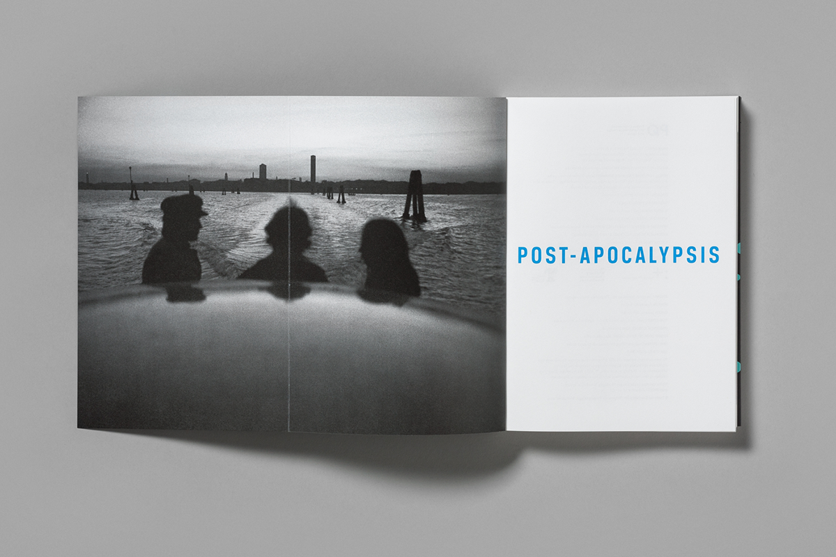 book design Theatre exhibition catalogue blue cyan cover design instytut teatralny post-apocalypse Exhibition  Catalogue