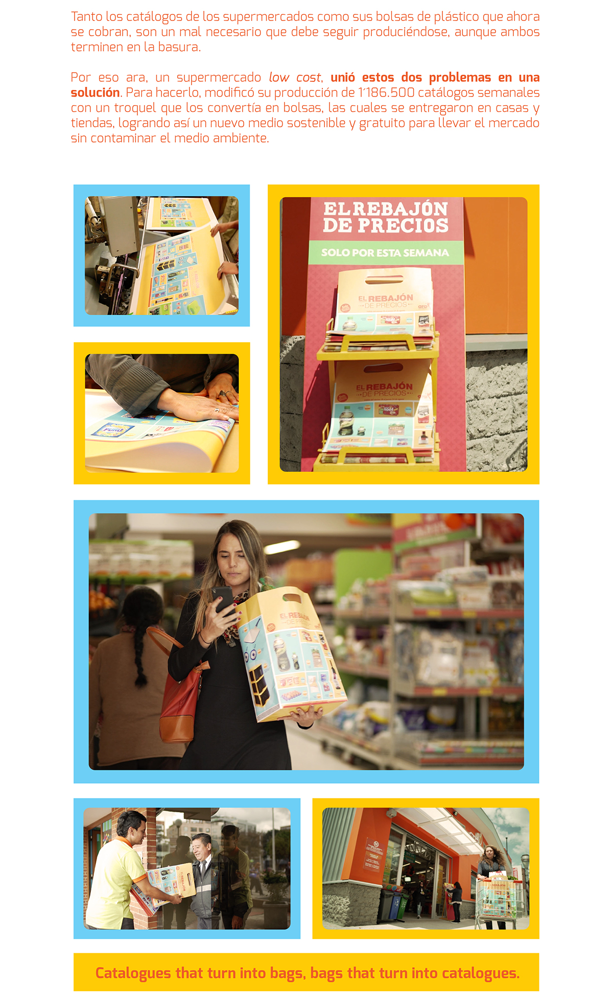 bag Catalogue bolsa catalogo Supermarket supermercado Alimentos Food  productos producs