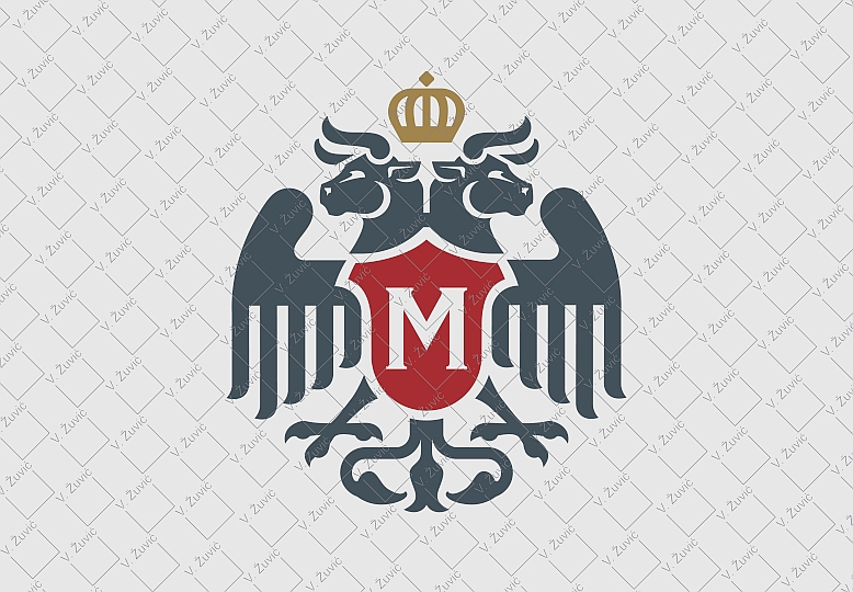 logo logo for sale animal bull eagle lion shield heraldry crest