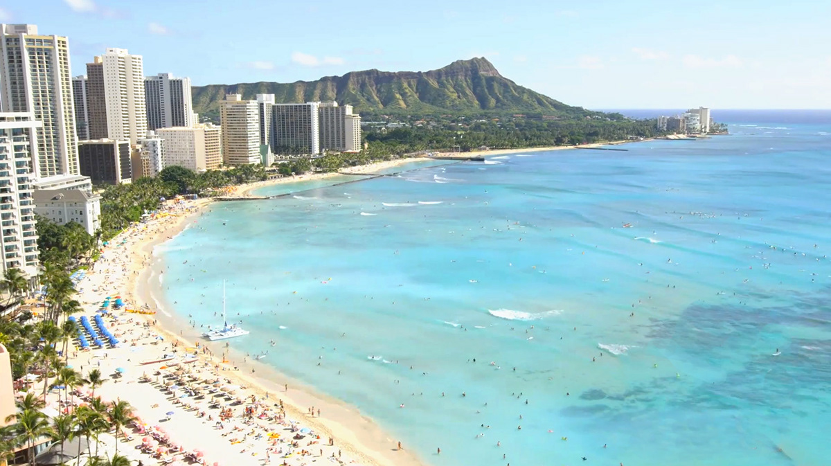 Hawaiian hotel Waikiki ad campaign Collateral Adobe Portfolio