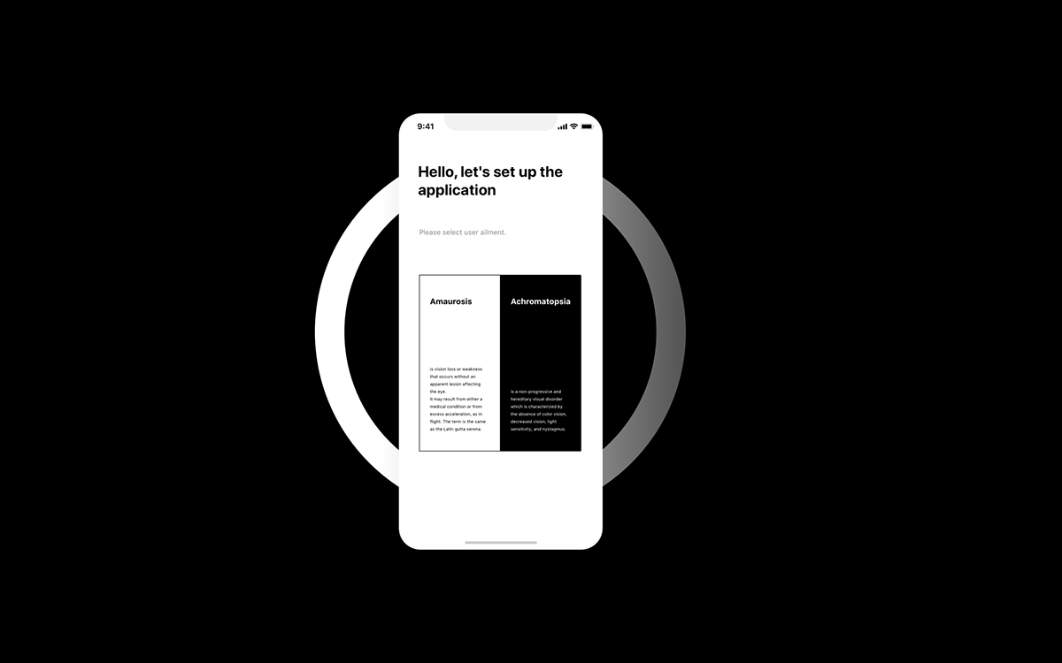 product design Render concept ux UI app application minimal black