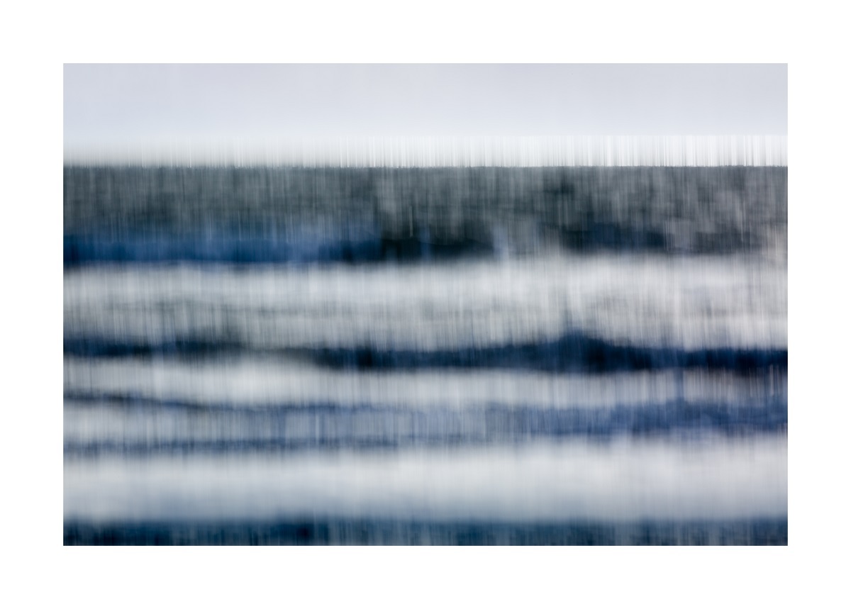 horizon The Sea intentional camera movement multiple exposure North Wales beach