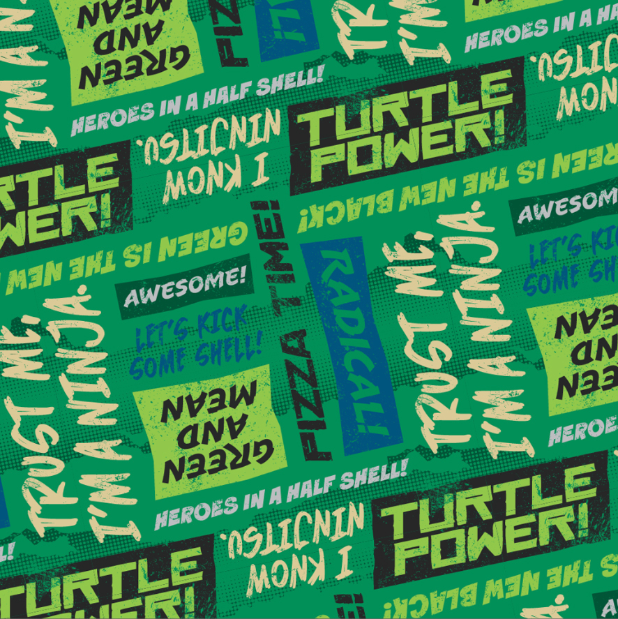 TMNT Classic nickelodeon Style Guide Design Asset Development Pre-Design Research Vector Illustration