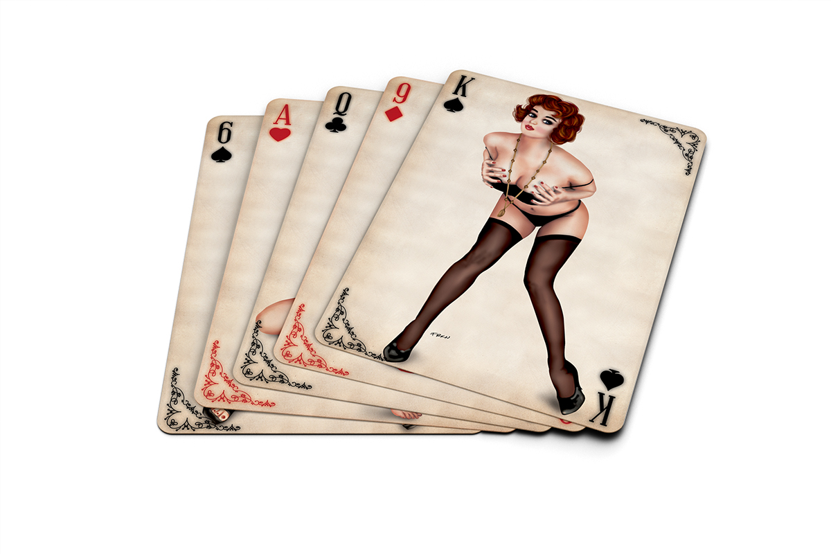 Pin Up Playing Cards On Behance.