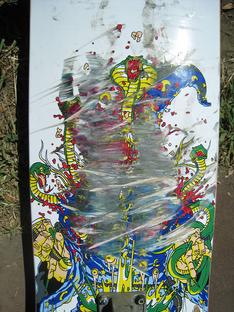 skateboards Comic Book sticker set screen printing hand drawn
