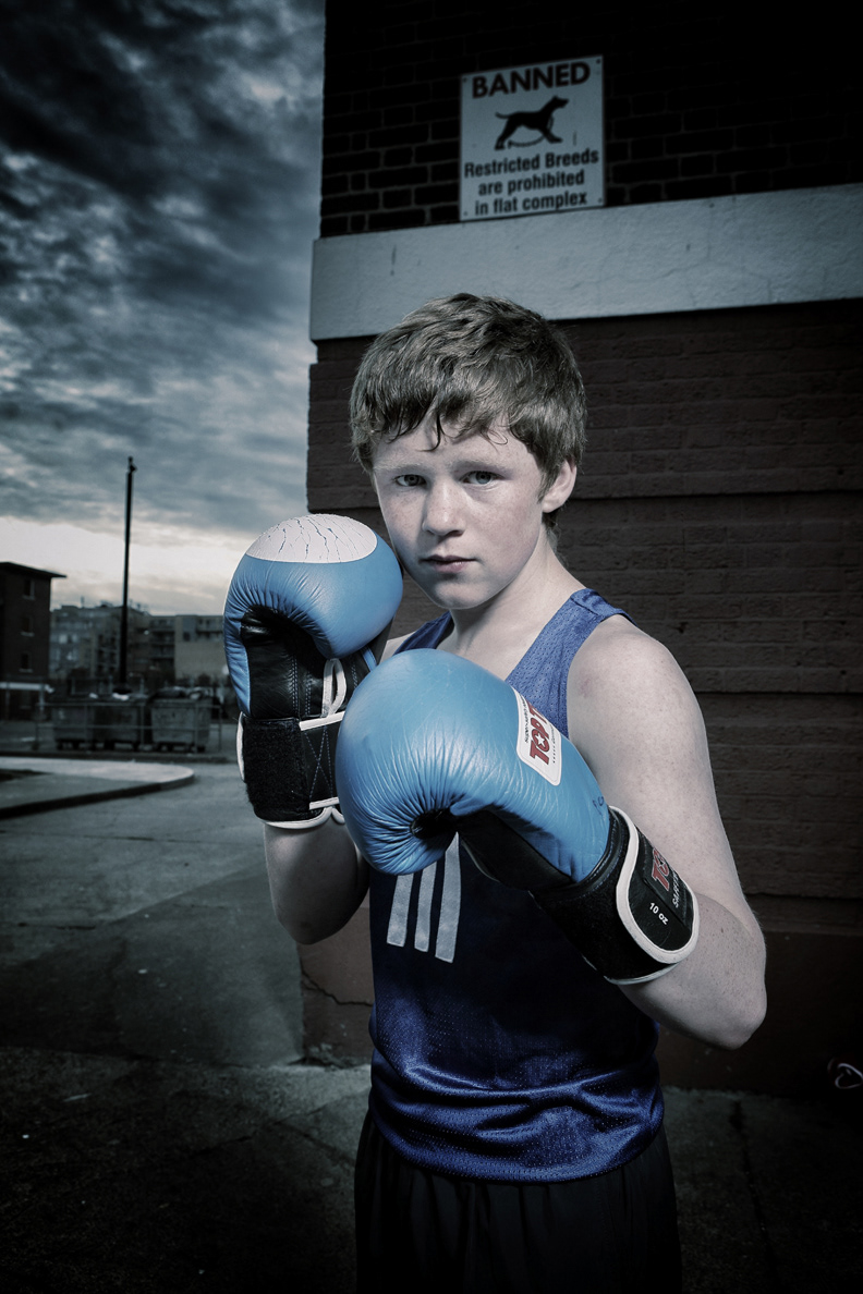 Donal Moloney  portraits Boxing dublin Ireland raw Urban