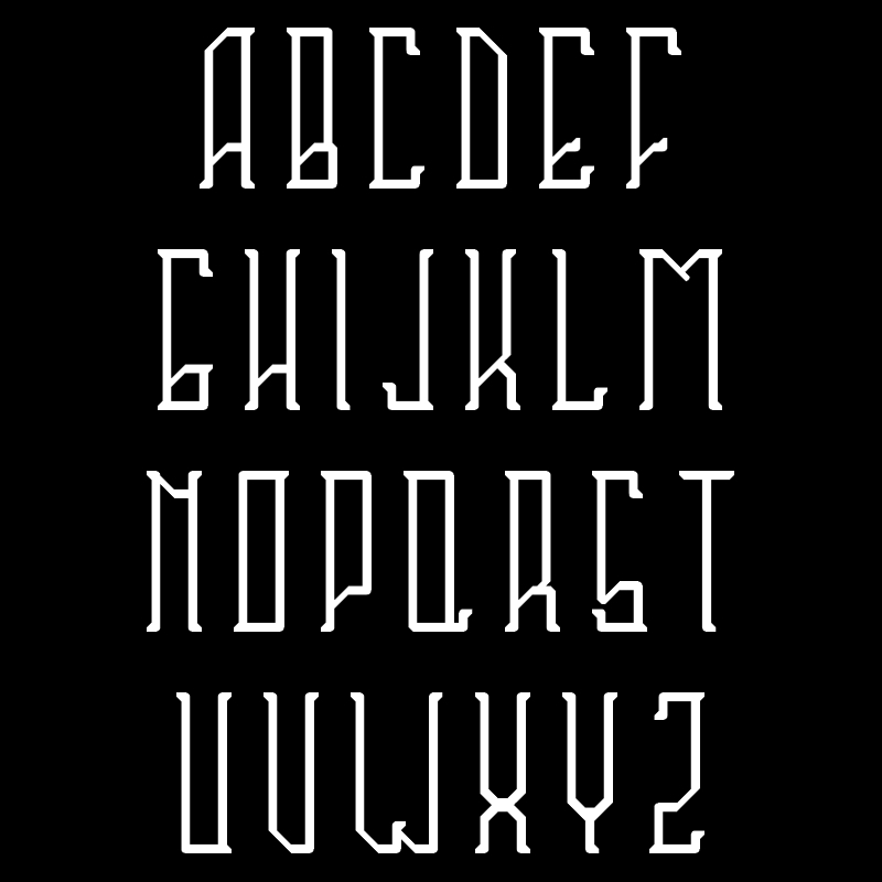 free type font free type free typeface Typeface Display goth gothic Free font