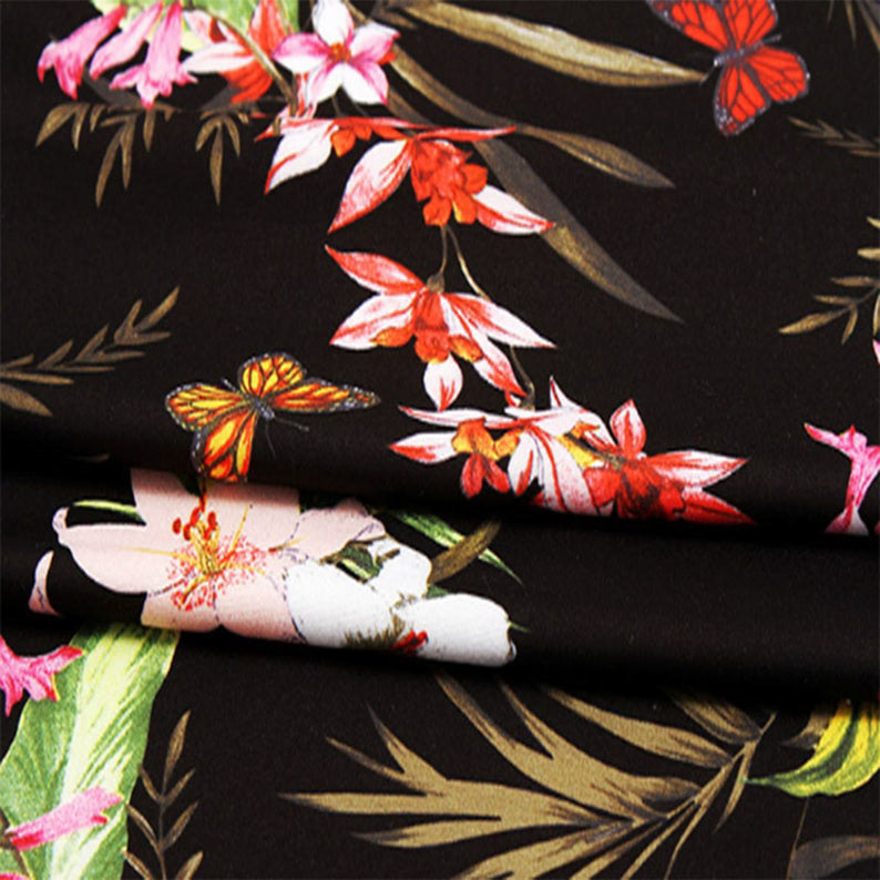 cloth Clothing fabrics handmade made Polyester Spandex printed leggings product textile yoga pants