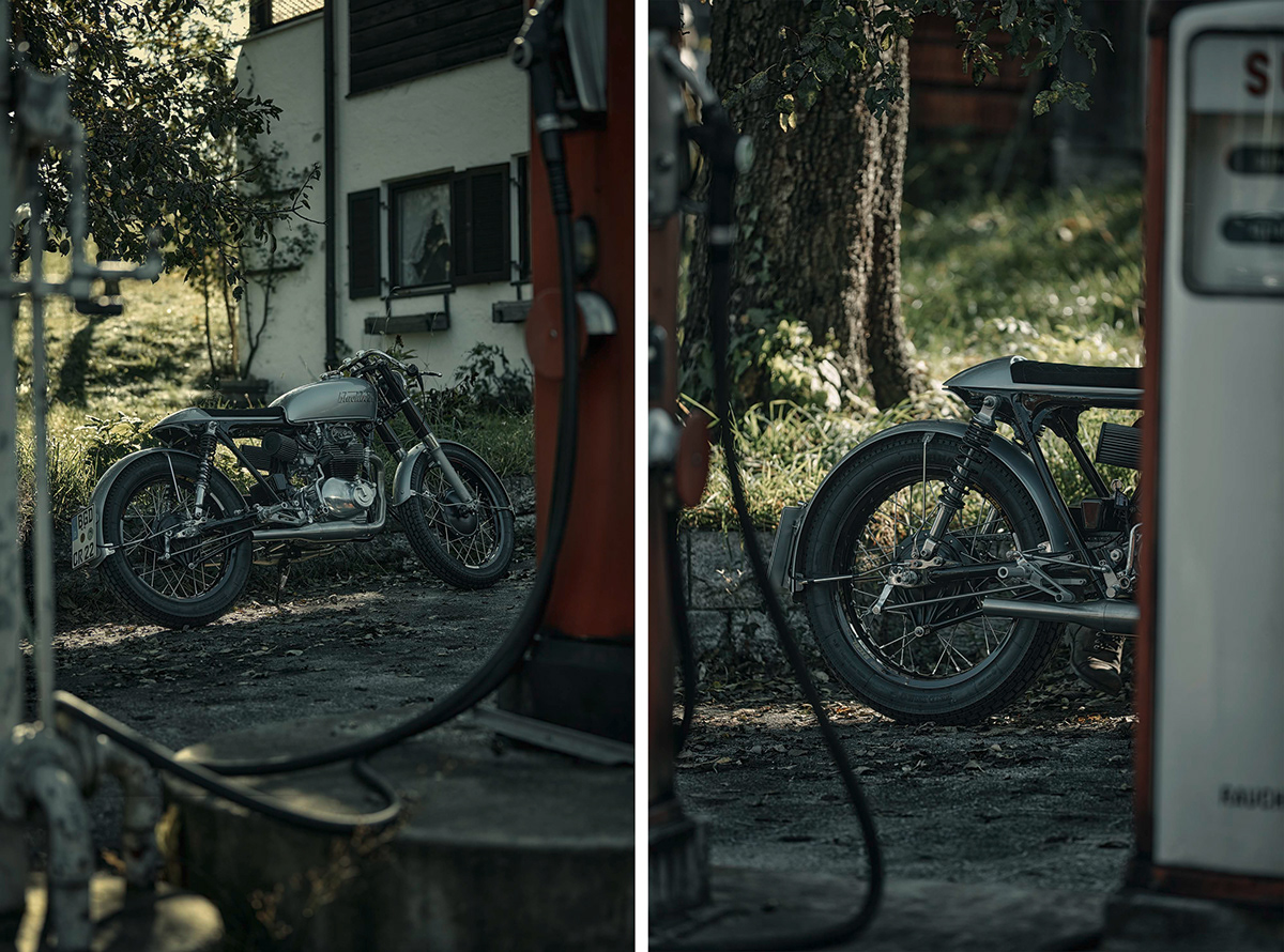 Bike blackbean caferacer carphotography custombike editorial Honda motorcycles Photography  Rubenart