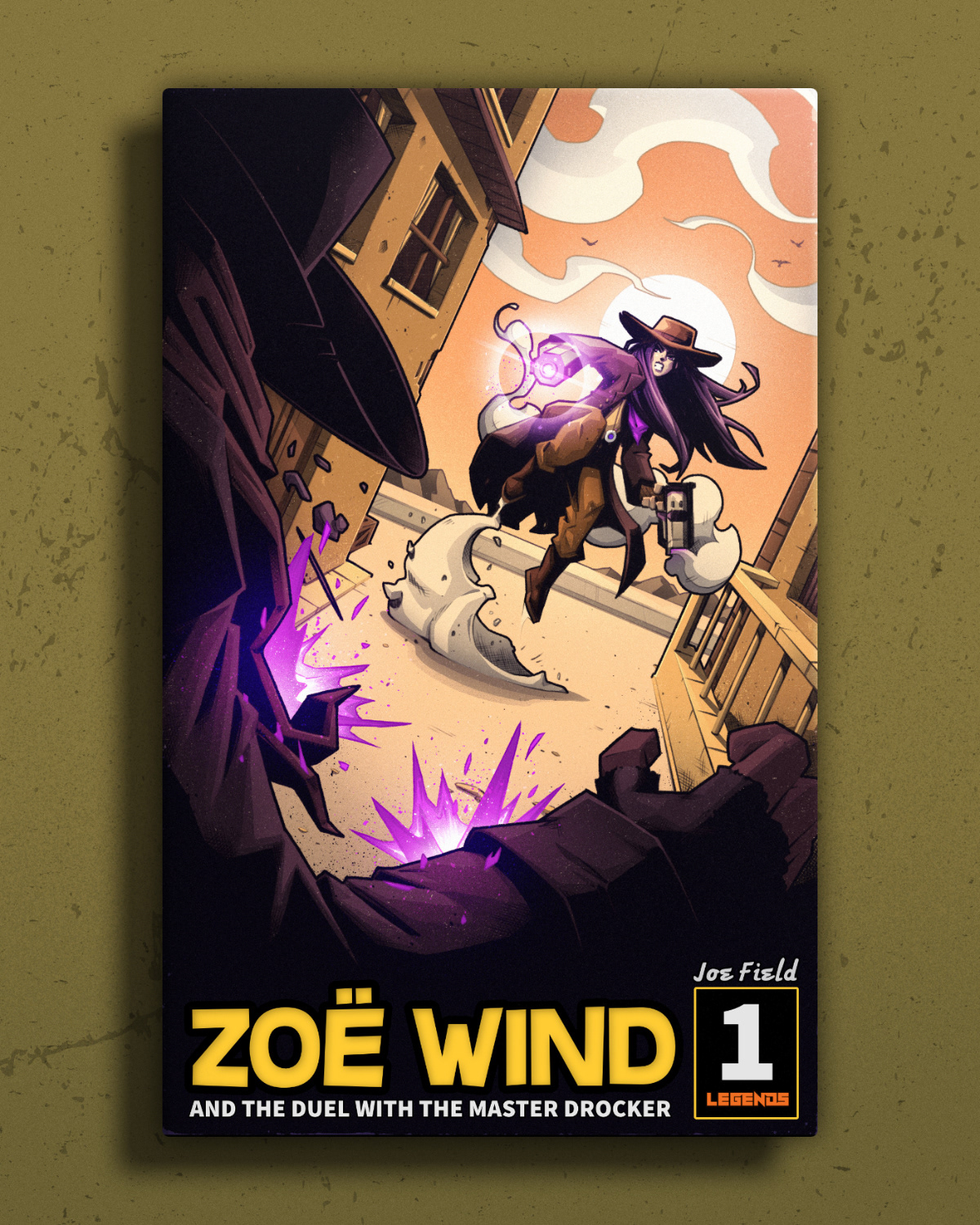 book cover books Character design  comic Cyberpunk illustrations sci-fi science fiction western zoe wind