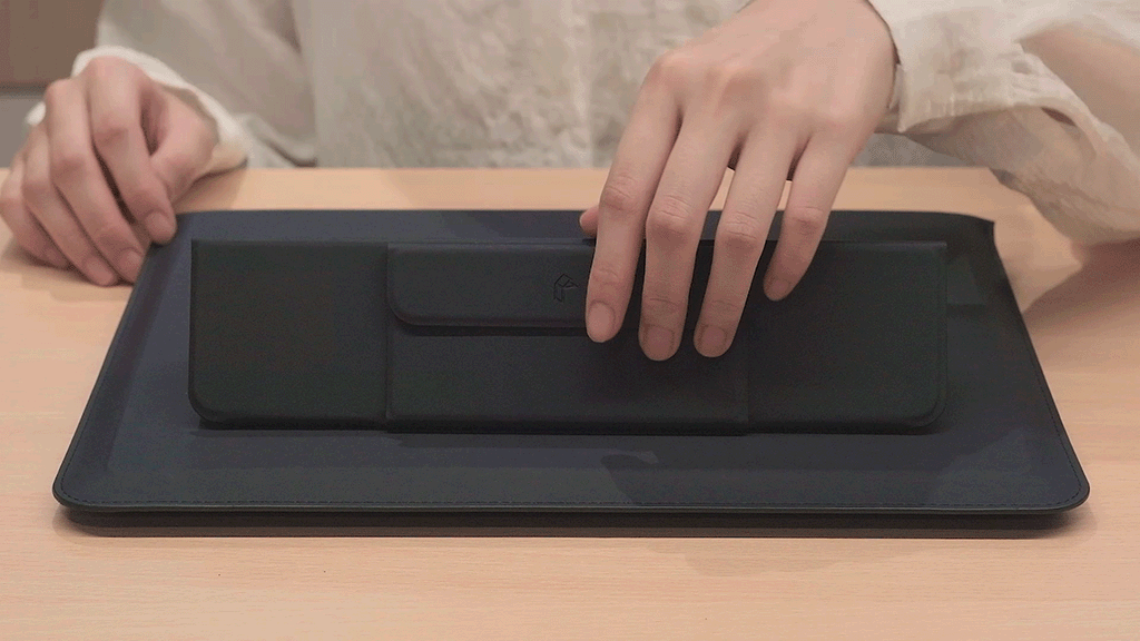 Laptop laptopstand minimal origami  sleeve Slim case home living table