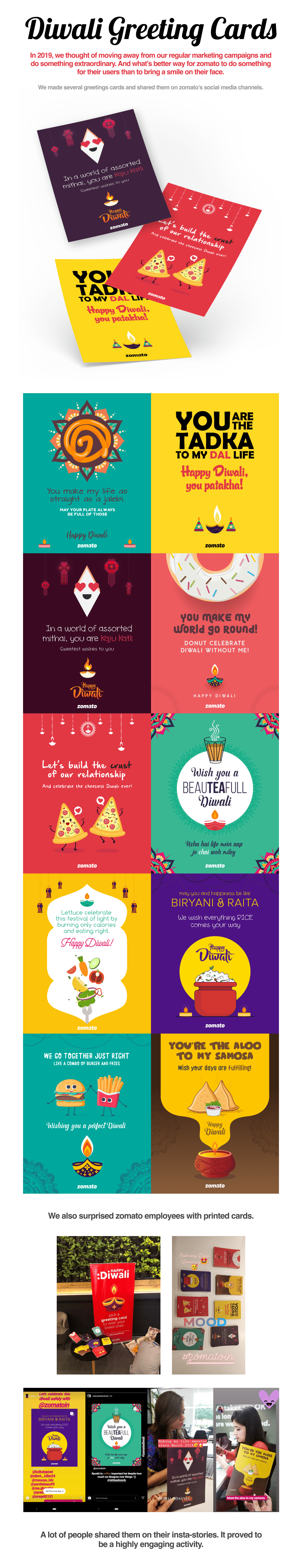 cards cool Diwali festival Food  funny graphic design  greetings ILLUSTRATION  India