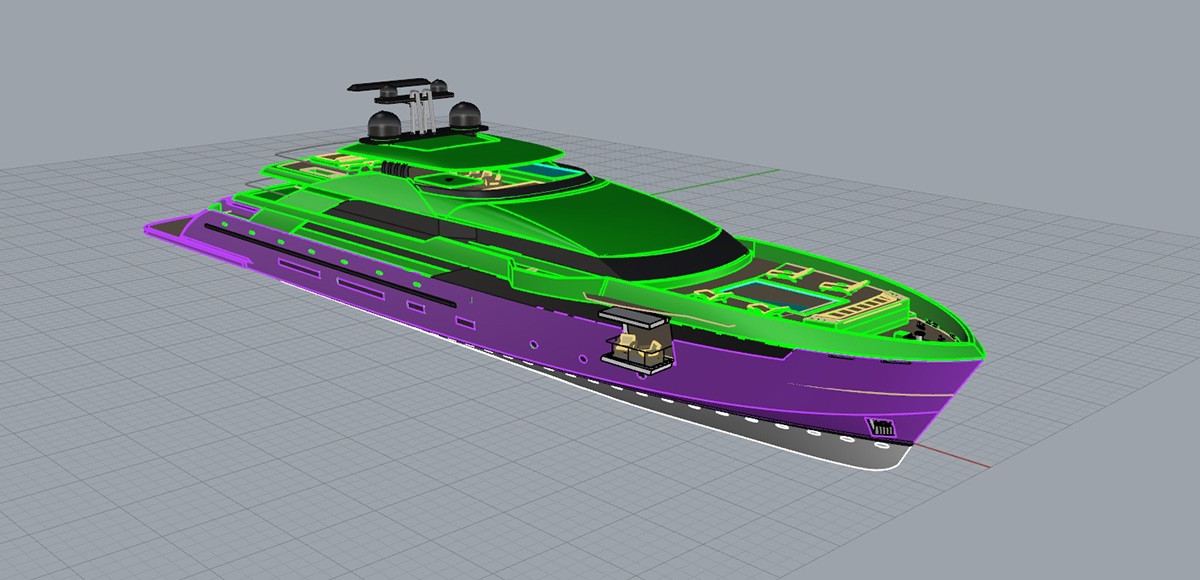 yacht lifestyle rendering 3DStudio Max marco schembri aquatica luxury yacht Yacht Design Rhino vray keyshot 3D Rendering