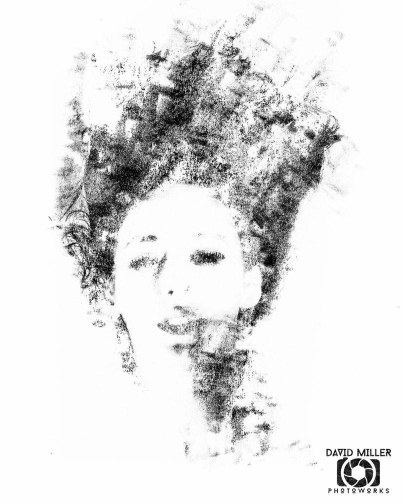 image transfer Xerox portrait models Minimalism minimal black and white