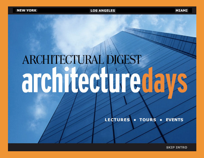 architectural digest microsite luxury Web