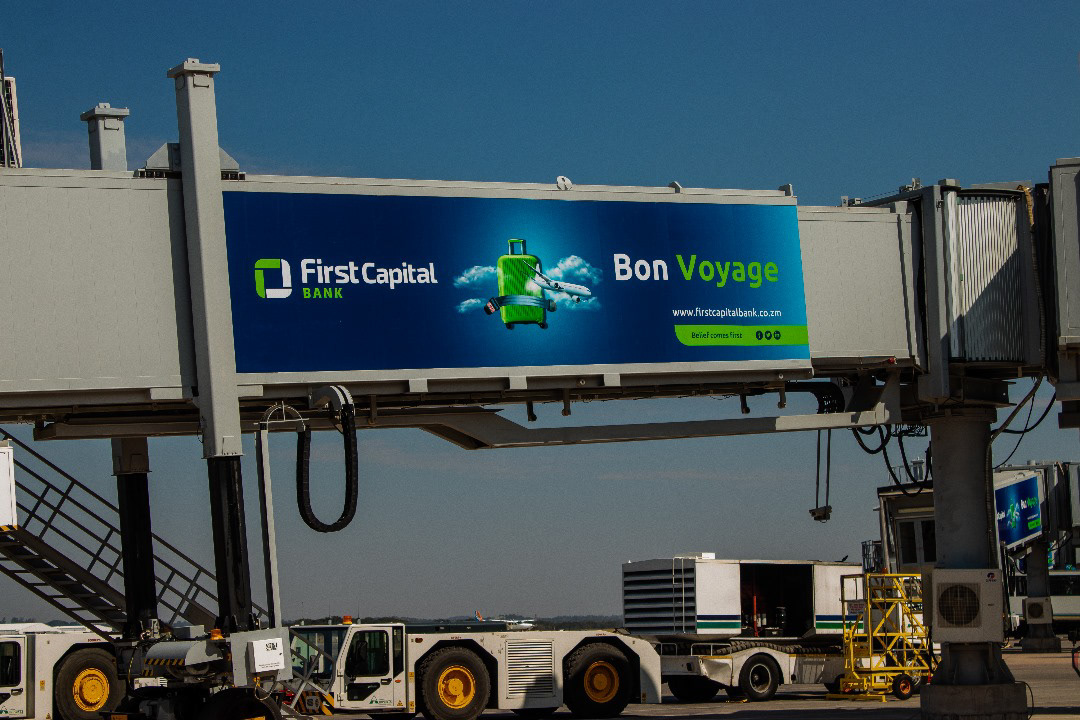 Outdoor Travel airplane billboard Advertising  Bank brand identity marketing   Logo Design visual identity