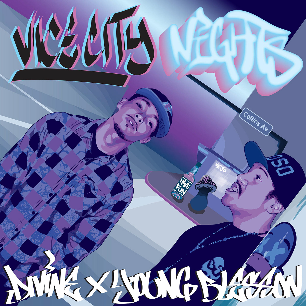 miami Vice City Nights album cover