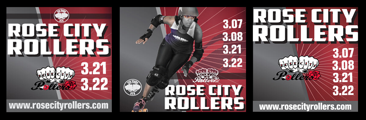 Rose City Rollers rcr march bouts Bout Roller Derby skate skater Portland Oregon pdx stumptown oaks park The Hangar steve price