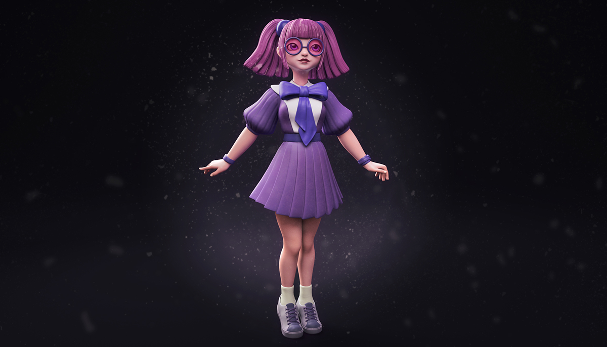 cartoon Character girl doll