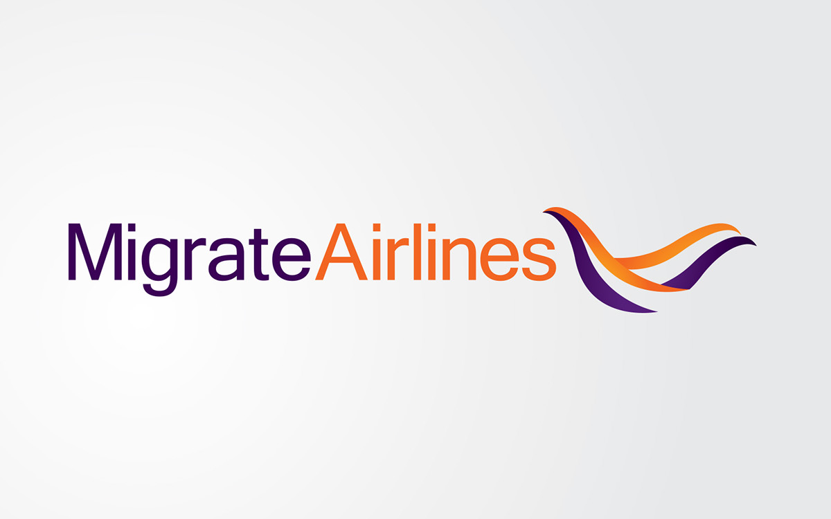 migrate Airlines planes air liners Sammy Sayles   logo sosasayles airport Flying
