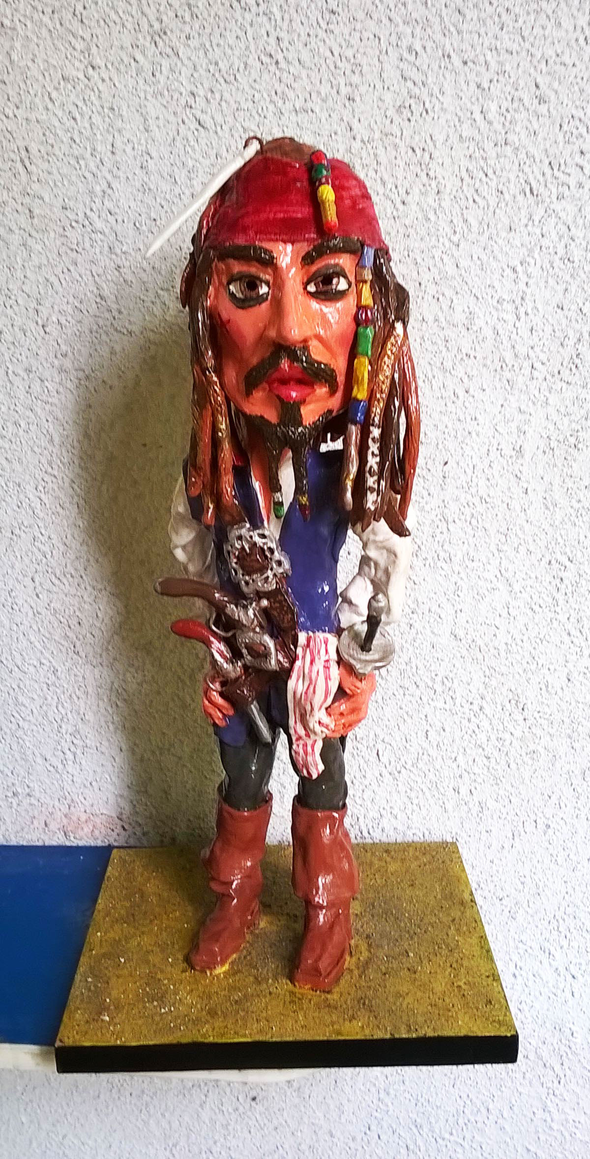 sculpture caricature   JackSparrow zarkomandic pirates Caribbean