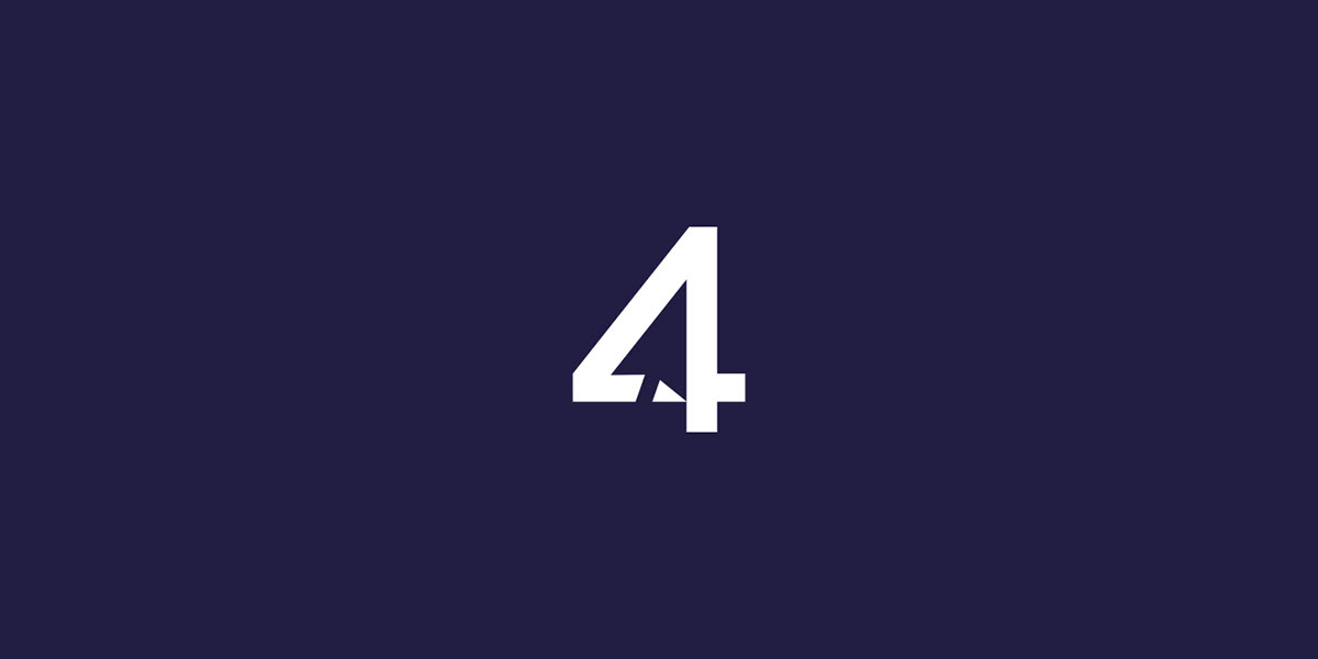 4 coursor negative space logo