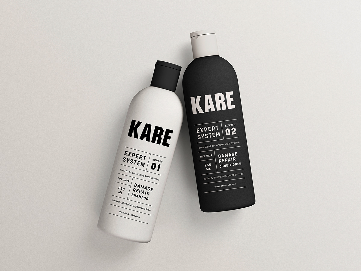 beauty branding  design Packaging shampoo