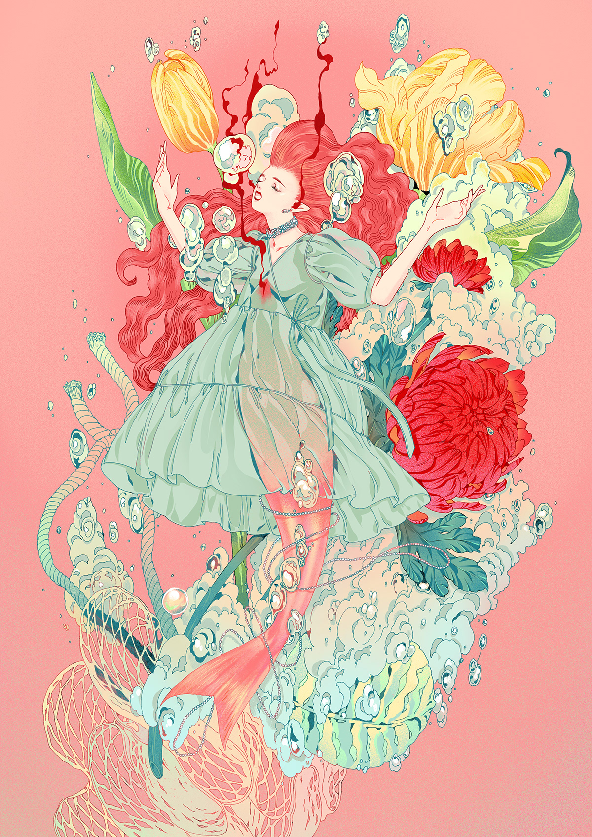 elf fantasy mermaid pixie