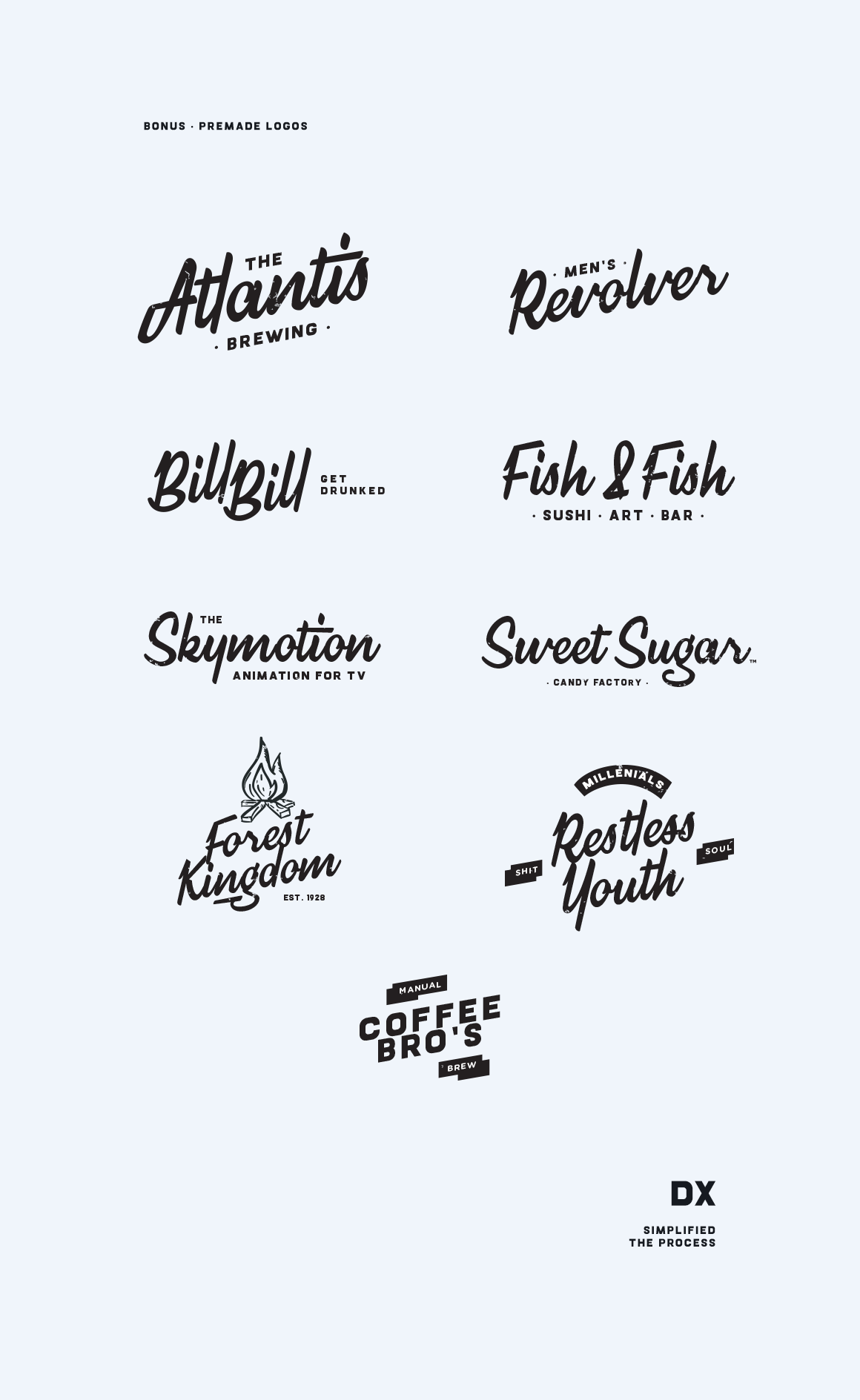 Font Family Set: Cartel Deux