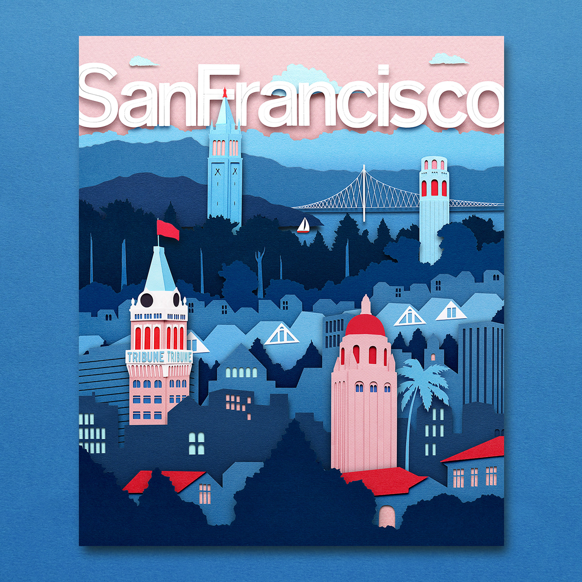 papercraft papercut graphic design ILLUSTRATION magazine editorial craft handmade