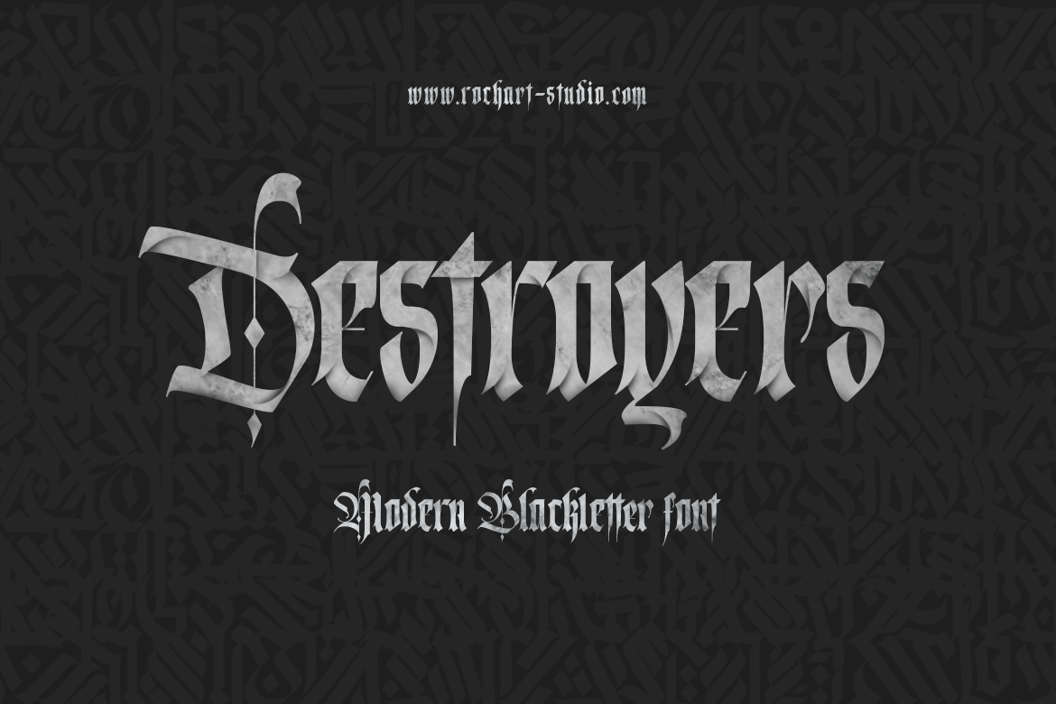 Blackletter Blackmetal flyer gothic lettering music rock tattoo underground