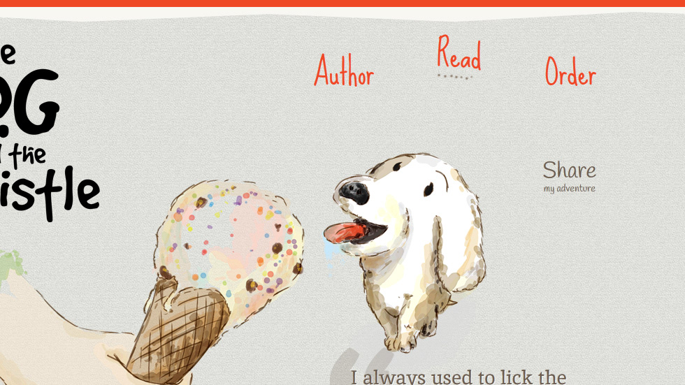 children book dog child happy Toronto Canada self-published blurb ebook